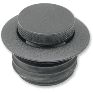 DRAG SPECIALTIES Pop-Up Gas Cap — Non-Vented Black Wrinkle 0703-0325